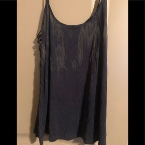 Slouch burnout tank top